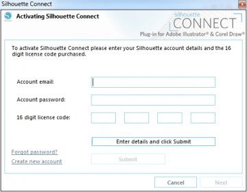 silhouette connect serial number